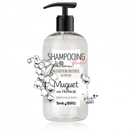Shampooing Fleuri Muguet et note herbacée